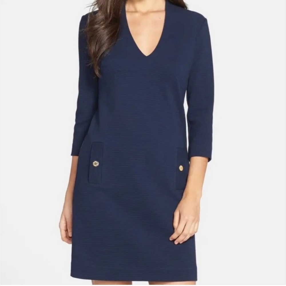 LILLY PULITZER Charlena Shift
Dress Navy Medium